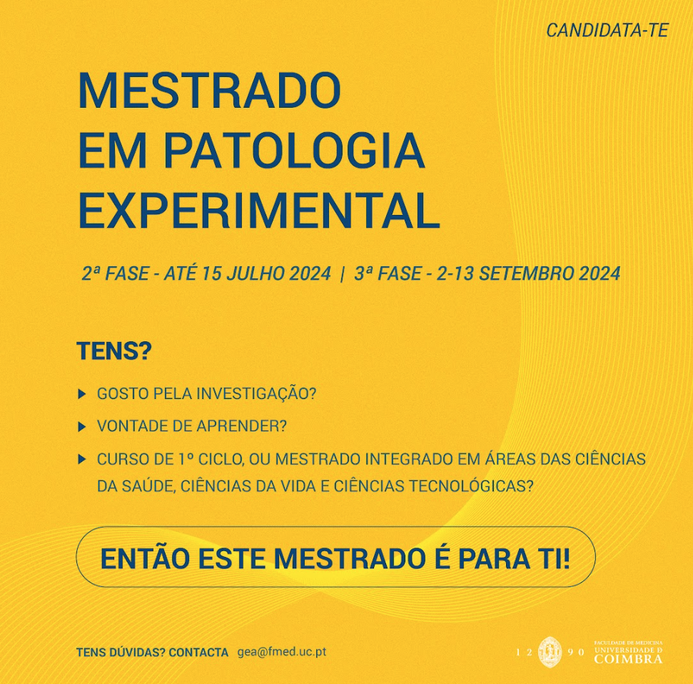 mestrado em patologia experimental